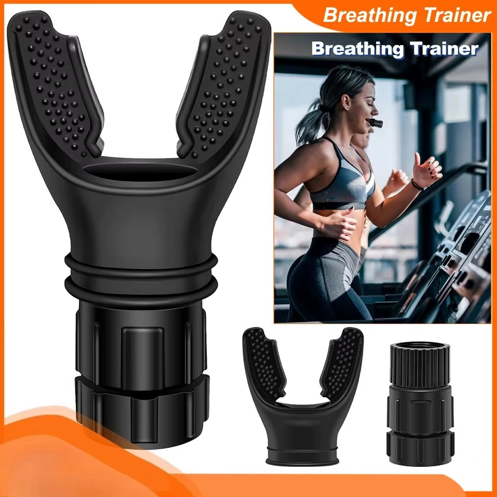 Breathing Trainer Lung Flexer Durable Fitness Exerciser Increases Lung Capacity Breath Adjustable Levels Respiratory Deep Breath